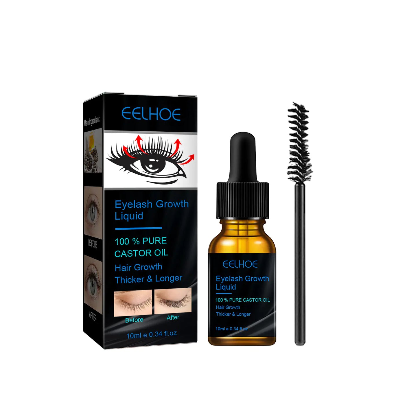 SKINFINITY Castor Oil Mascara for Naturally Lush Lashes