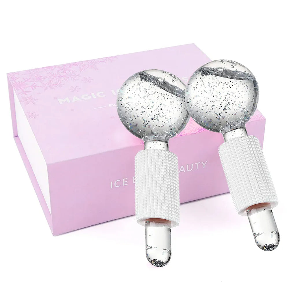 SKINFINITY Crystal Energy Beauty Ice Wave Ball Facial Massager