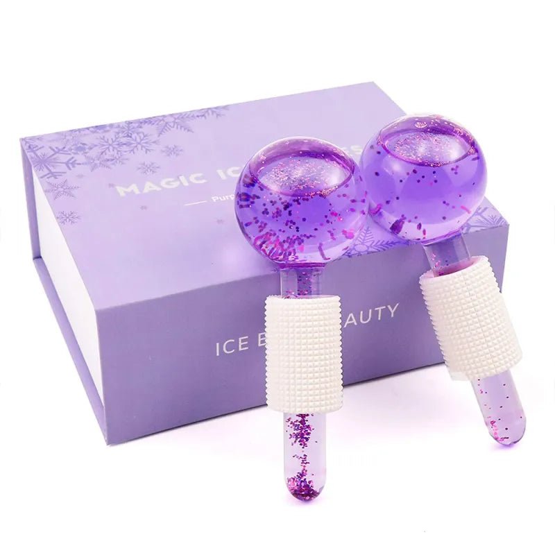 SKINFINITY Crystal Energy Beauty Ice Wave Ball Facial Massager