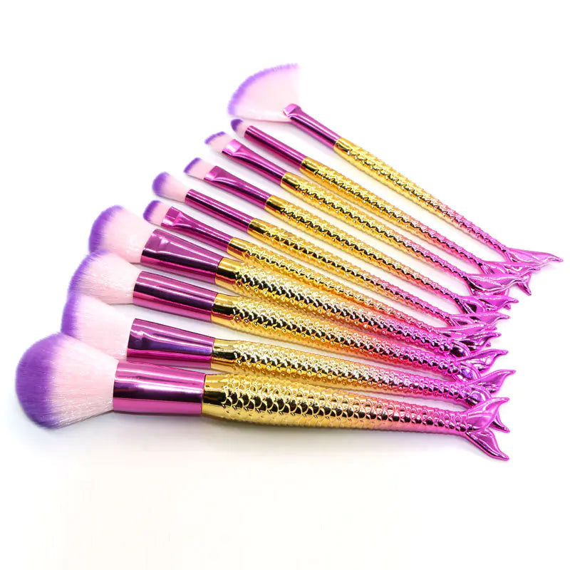SKINFINITY Mermaid Makeup Brush Set