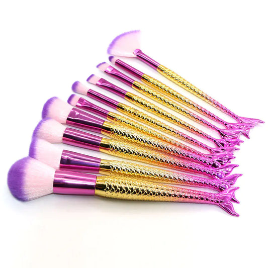 SKINFINITY Mermaid Makeup Brush Set