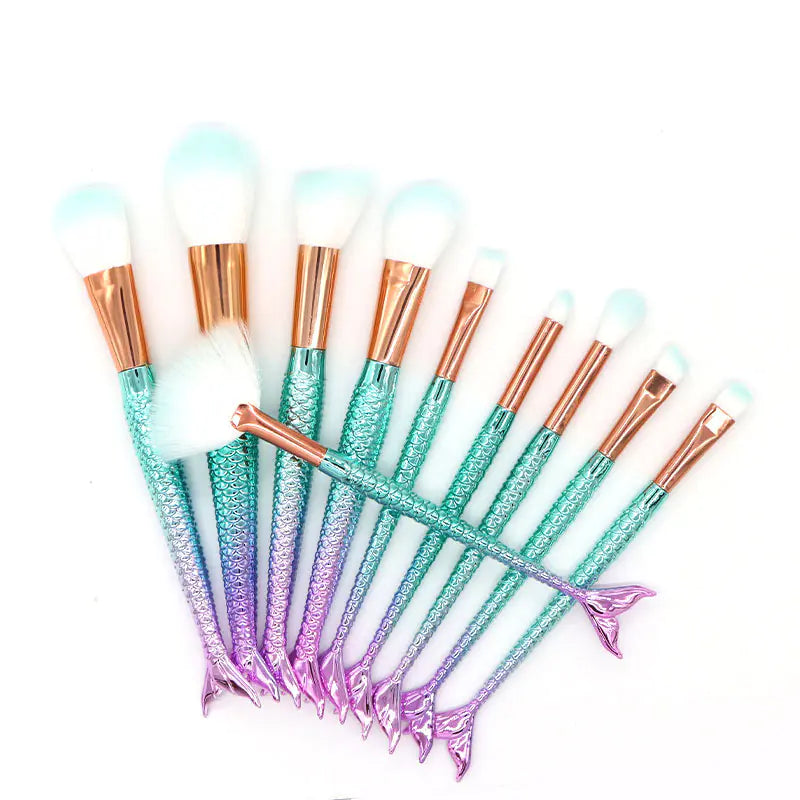 SKINFINITY Mermaid Makeup Brush Set