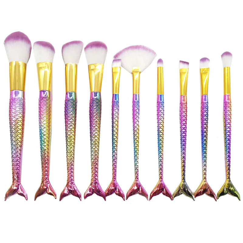 SKINFINITY Mermaid Makeup Brush Set