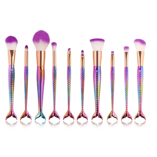 SKINFINITY Mermaid Makeup Brush Set