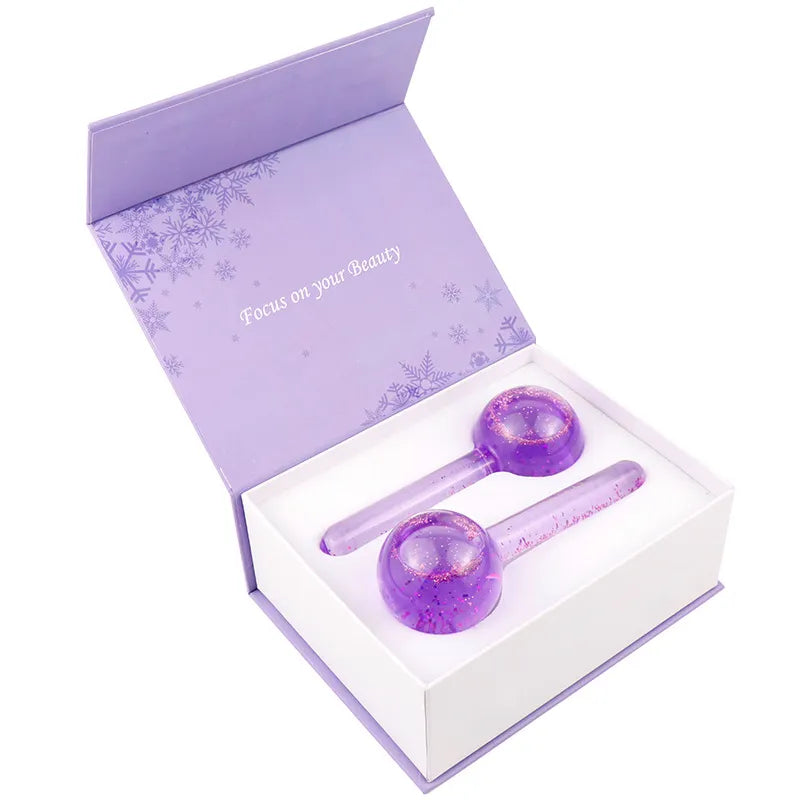 SKINFINITY Crystal Energy Beauty Ice Wave Ball Facial Massager