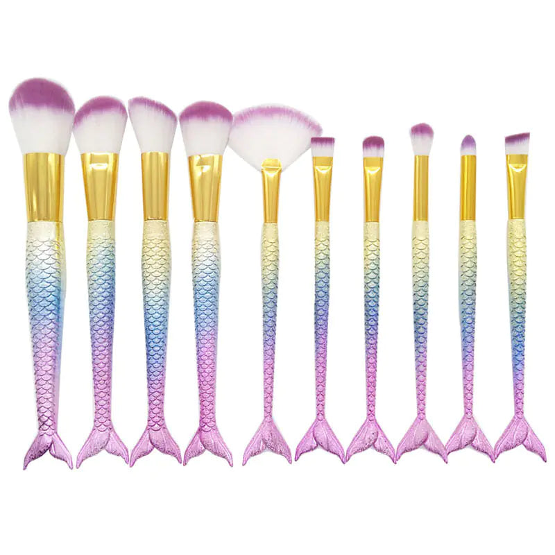 SKINFINITY Mermaid Makeup Brush Set